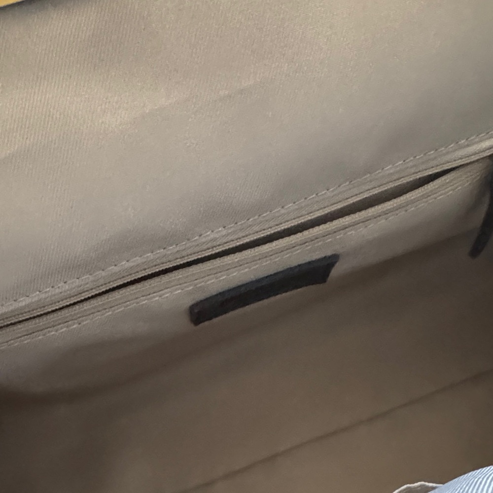 Elegant Black Leather Clutch - Picture 7 of 11